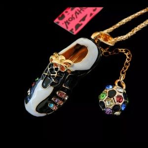 BETSEY JOHNSON~ GOAL! Soccer Necklace